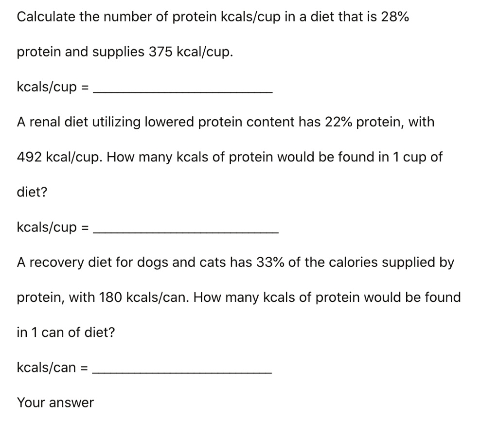 How Do You Calculate Kcal For Dogs