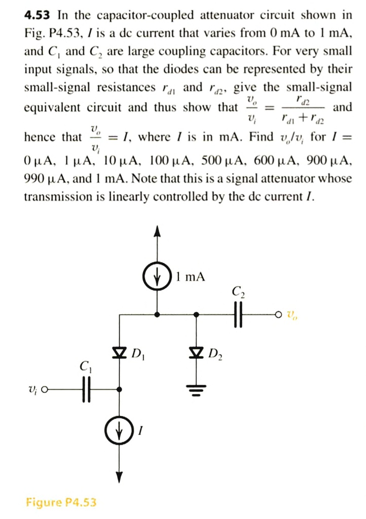 453 in the capacitor coupled attenuator circuit shown in fig p453 fis 4