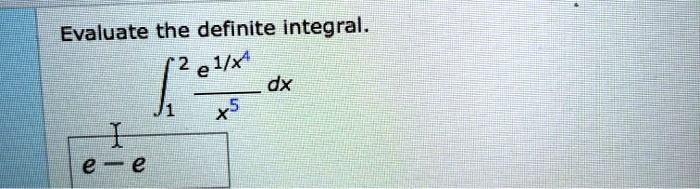 evaluate the definite integral e ixt 2 dx x5 1 emuhe 91776