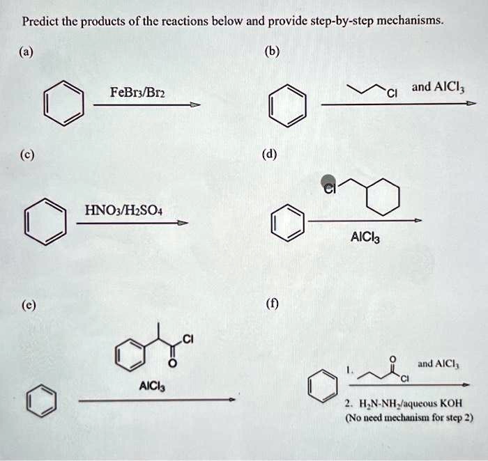 SOLVED: Texts: Please answer all of them with step-by-step mechanisms ...