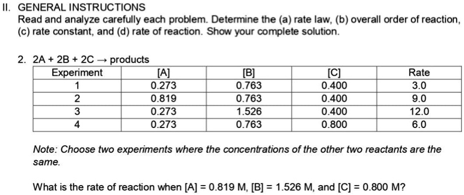 general instructions read and analyze carefully each problem determine ...