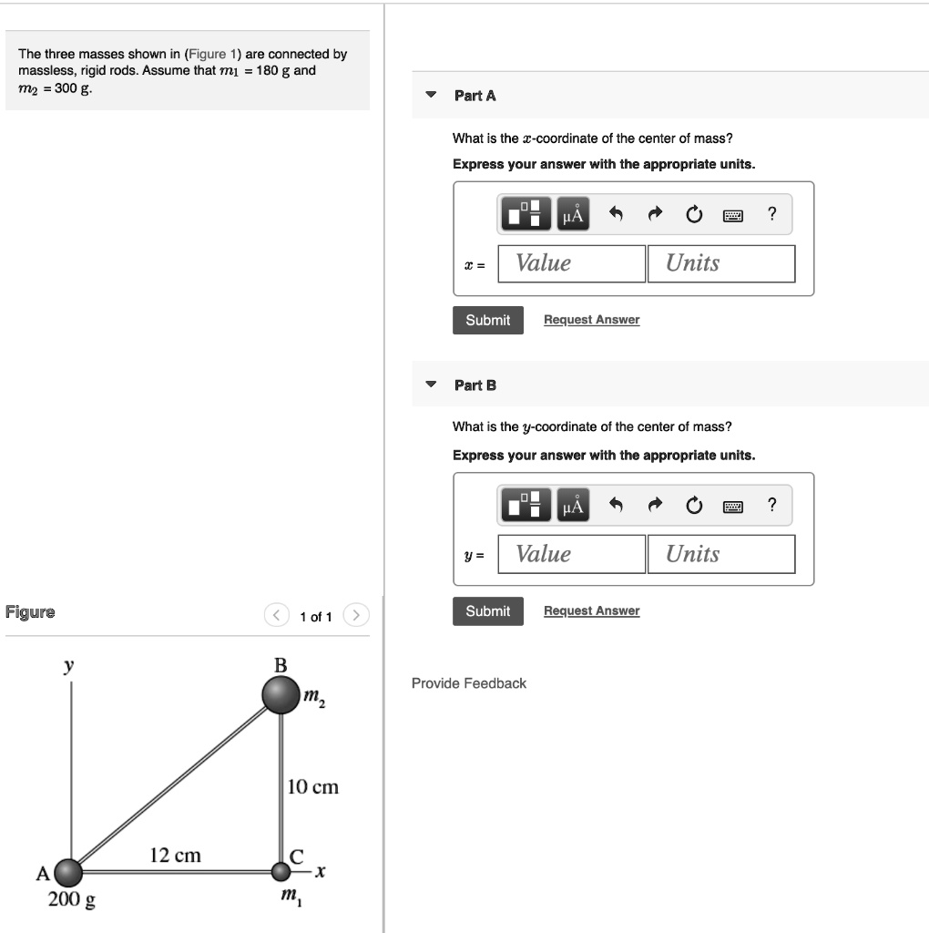 The Three Masses Shown In Figure 1 Are Connected By… Solvedlib