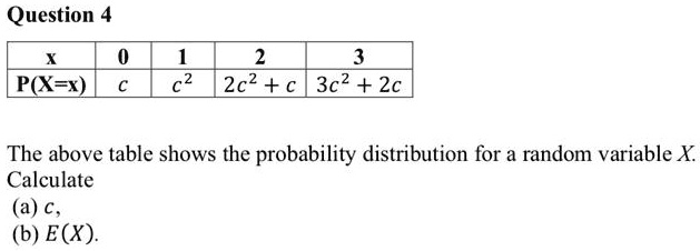 SOLVED: please show all steps clearly. thank you in advance Question 4 ...