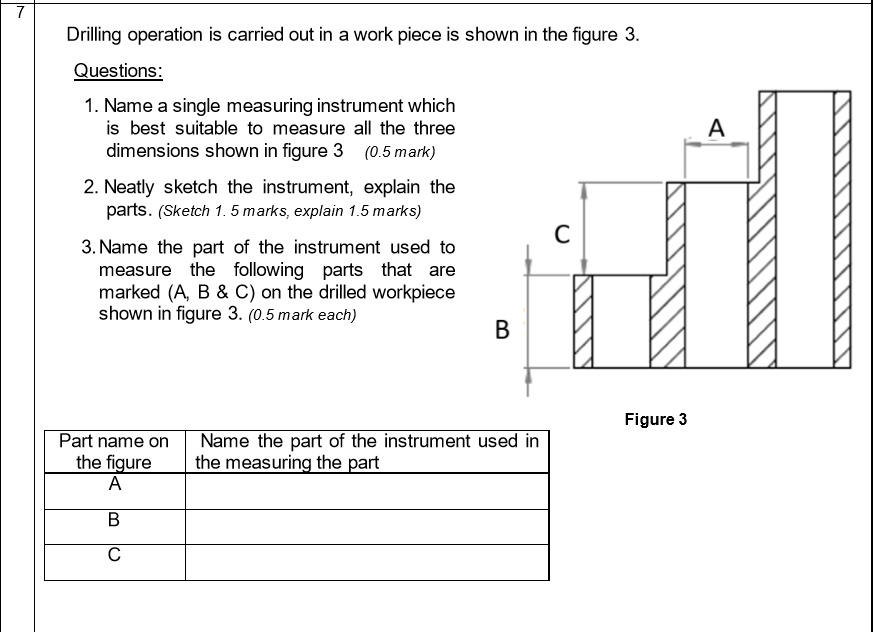 SOLVED: Drilling operation is carried out on a workpiece as shown in ...