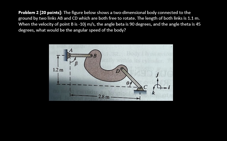 Problem 2 [20 points]: The figure below shows a two-dimensional body ...
