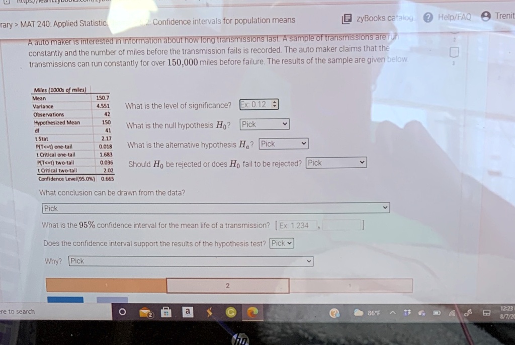 rary > MAT 240: Applied Statistic Confidence intervals for population