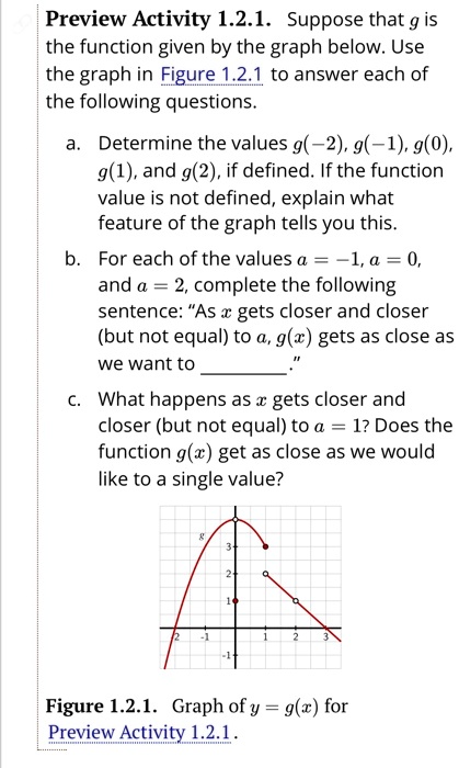 preview activity 121 suppose that g is the function given by the graph ...