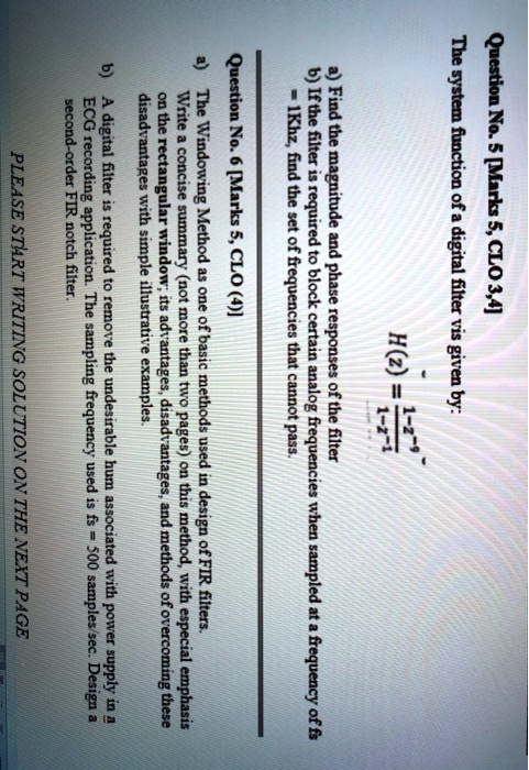 Solved 5. [3 marks] Identify removable and non-removable