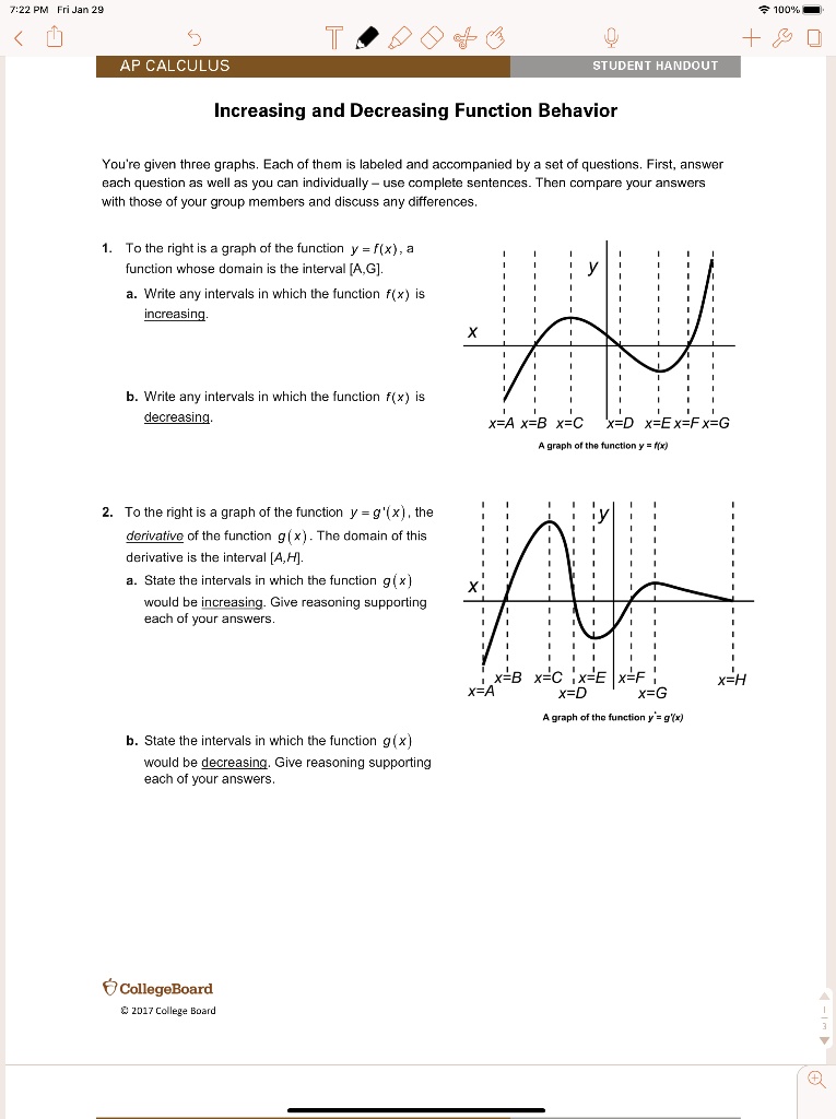 [GET ANSWER] jalp rjan 43 1dy ap calculus student handout increasing ...