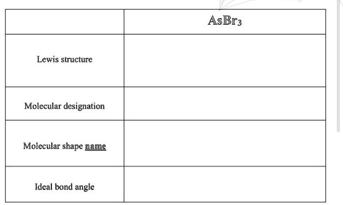 Lewis Structure Of Asbr3