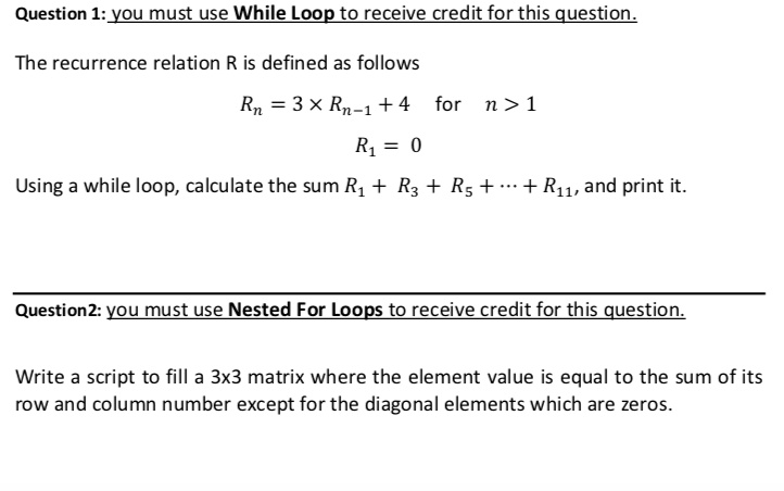 SOLVED: I don't understand how to get the first or second question ...
