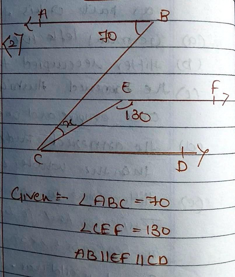 SOLVED 'Find the angle x measure'