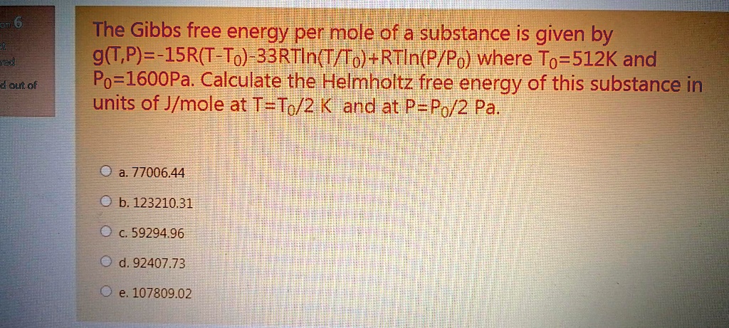 solved-9-uc-the-gibbs-free-energy-per-mole-of-a-substance-is-given-by