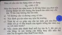 Hìm sî cáa cùa tiao hìng nâm có d?ng:

    QD=100-1 / 2 P


Müa thu hozch tho nlm truóc lá $ 0 uín. Näm nayshò? tict khong thuain loi nkn lugng thu hoach tio nim nay chi Gat 70 tinn (tio kholgg the wa trul).
a) Ve dising clus và diving cung vê táo.
b) Xác ?inh gis tio nåm nay trèn thi truing.
c) Tinh hê so co giin cuaa cla taii múc, giá naly.Batin nhin xef give ve the hoach cua ngu?i trong tio nim nay so v? nim truós?
d) Núu chinh phu dimh thué mói kg tio la 5 , thi gis ca cin bing va sin lurong cin bing thay ooi nhot the nan?Ai B nquoù chip thuéGàai thich.