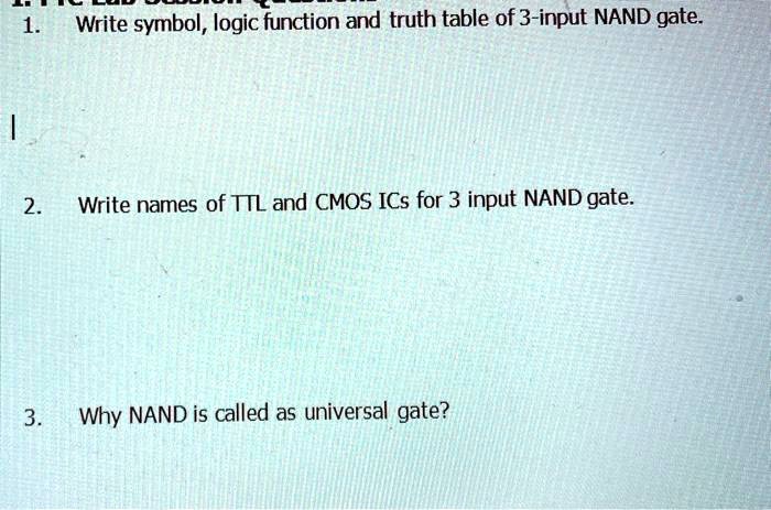 3 input nand gate symbol