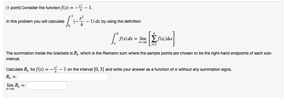 SOLVED: Consider the function f(x) = 4 - âˆšx. In this problem, you ...