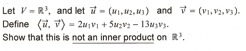 Let V R3 And Let U U1u2u3 And V V1v2v3 D Solvedlib 7644