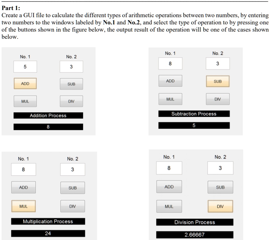 please solve this question and show the result output part 1 create a ...