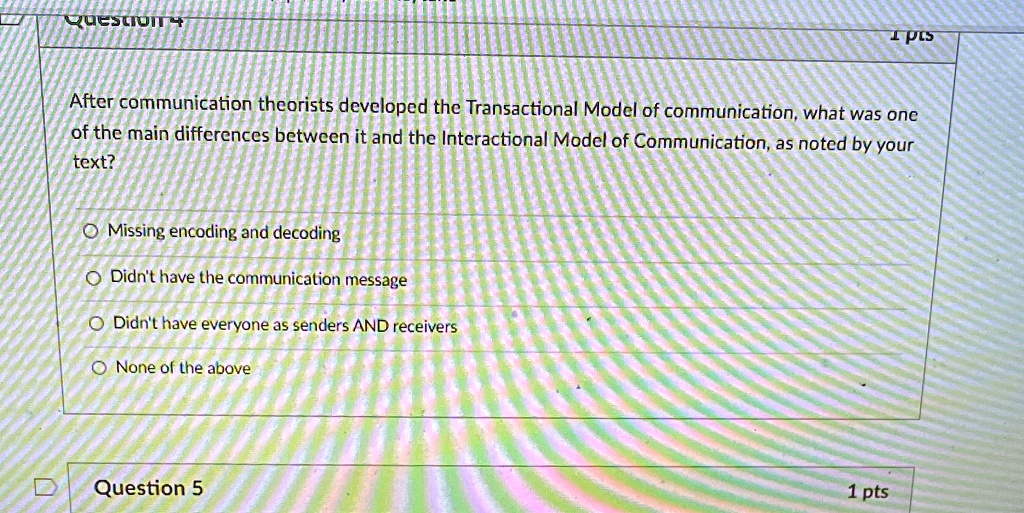 4PLS After communication theorists developed the Transactional Model of ...