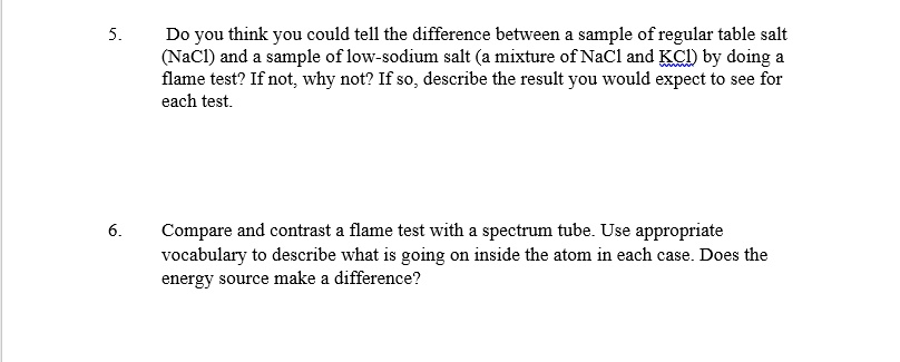 Solved Do You Think You Could Tell The Difference Between Sample Of