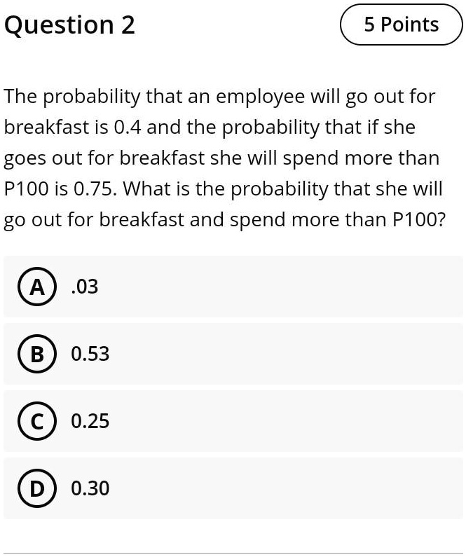 question-25-pointsthe-probability-that-an-employee-wi-solvedlib