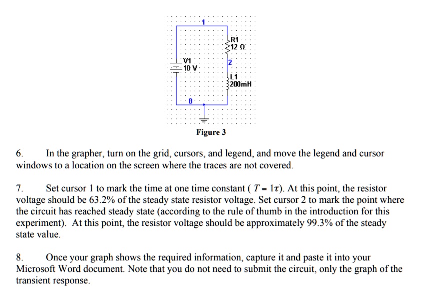 SOLVED: 6. In Multisim, construct the circuit shown in Figure 3. In a ...