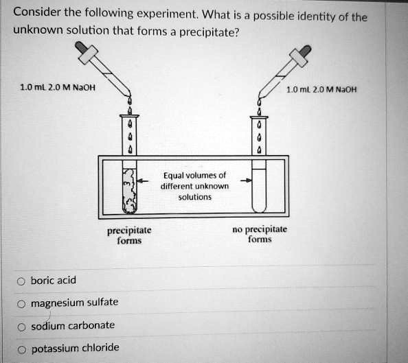 SOLVED Consider the following experiment What is a possible identity
