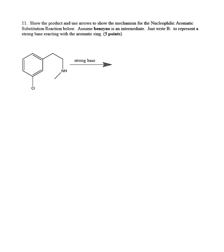 SOLVED: Show the product and use arrows to show the mechanism for the ...