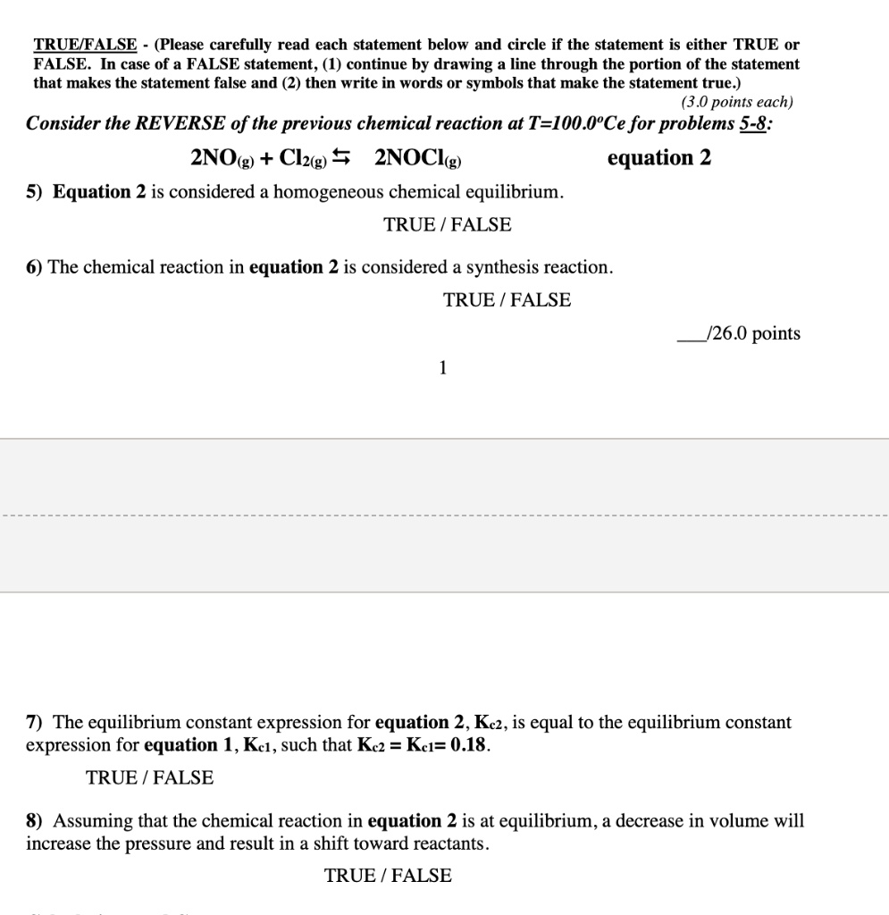 truefalse please carefully read each statement below and circle if the ...