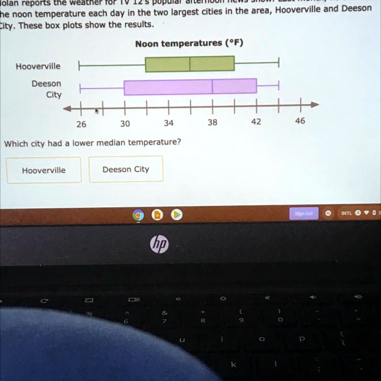 SOLVED Nolan reports the weather for TV 12's popular afternoon news