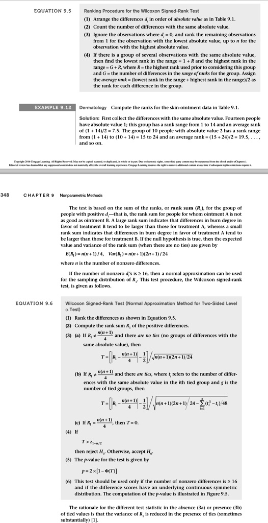for this exercise you will be navigating the problems listed under dentistry in chapter 9 page 365 problems 91 to 93 onlyhere are a few helpful hints for 91 use a sign test equation 91 in th 31108
