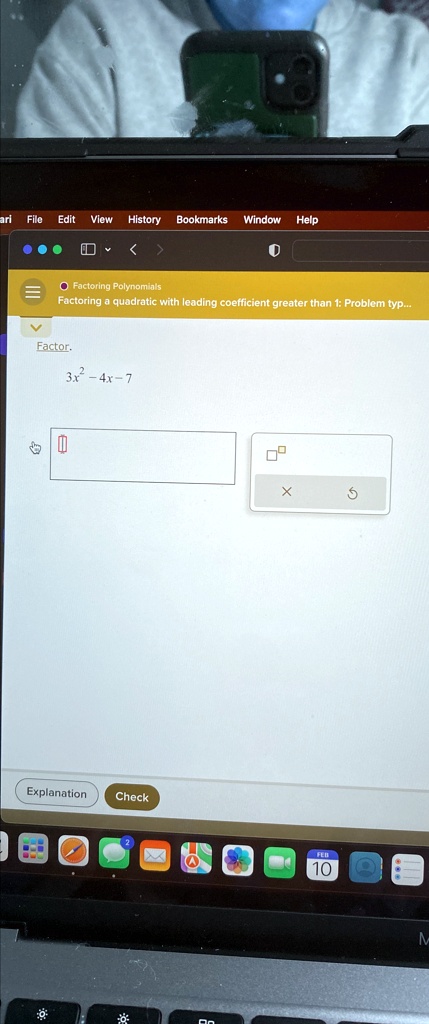 Factor.3x^2 - 4x - 7