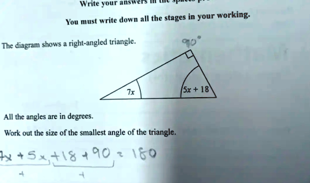 SOLVED: Write your ansWers Jn D You must write down all the stages in ...