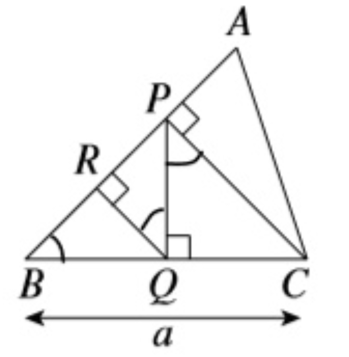 Triangle AB Respectively. A Explain Why B Show That ABC, Lines CP, PQ ...