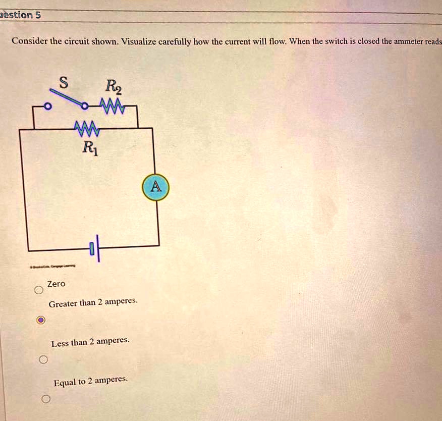 SOLVED Consider the circuit shown. Visualize carefully how the current will flow. When the