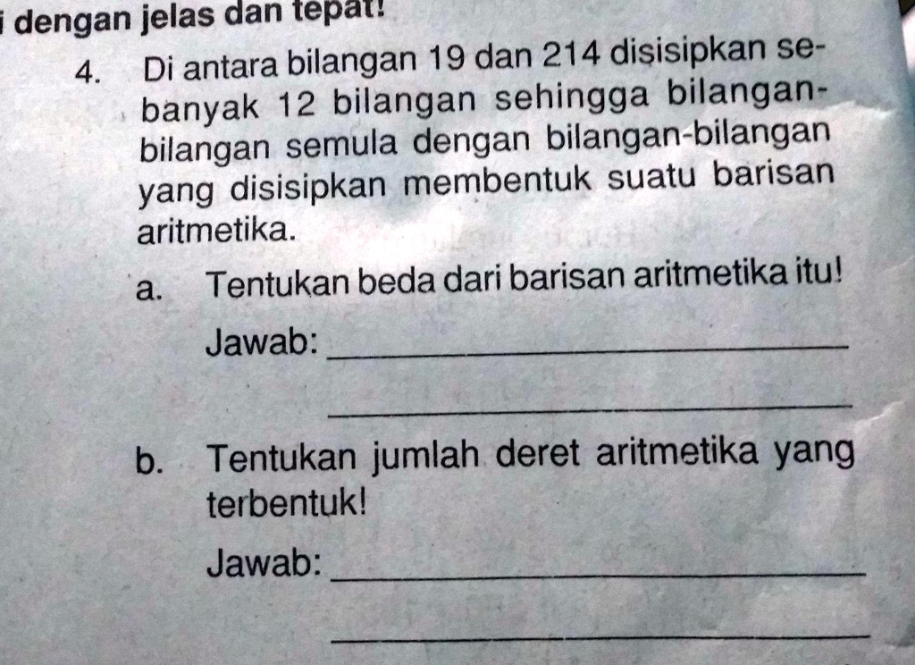 SOLVED: Yang Bisa Tolong Bantu Ya:) Dengan Jelas Dan Tepat: 4 Di Antara ...