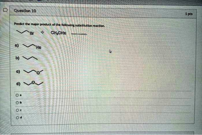 SOLVED: Predict the major product of the following reaction: CH3CN + NaOH