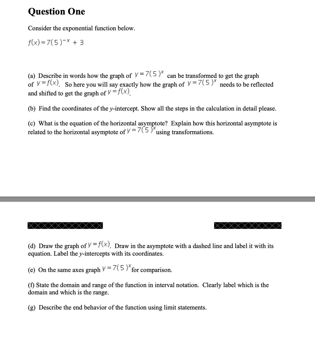 solved-question-one-consider-the-exponential-function-below-f-x-7-5