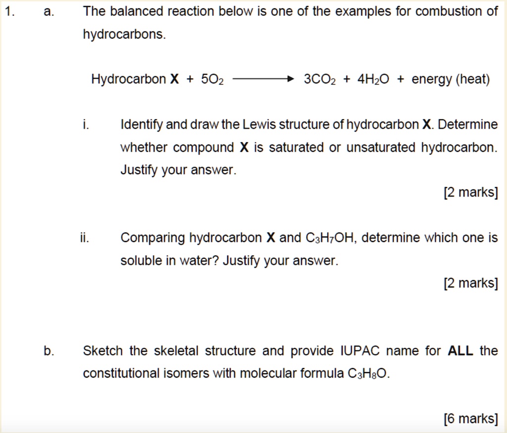 SOLVED: The balanced reaction below is one of the examples for ...