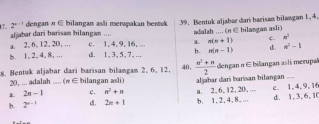 SOLVED: Ini Juga Sama Tugas Adek Aku Maaf Ya Repotin Kalian 39 . Bentuk ...