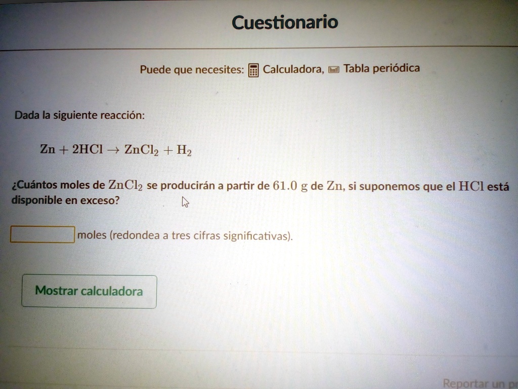 SOLVED: Química!!! urge.............. Cuestionario Puede que necesites