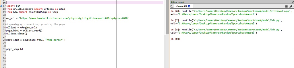VIDEO solution: I downloaded Python through Anaconda - urllib and bs4 ...