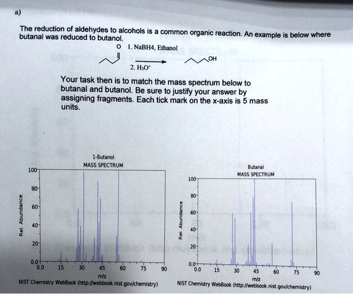 SOLVED The reduction of aldehydes to alcohols is a common organic