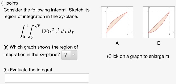 point consider the following integral sketch its region of integration ...