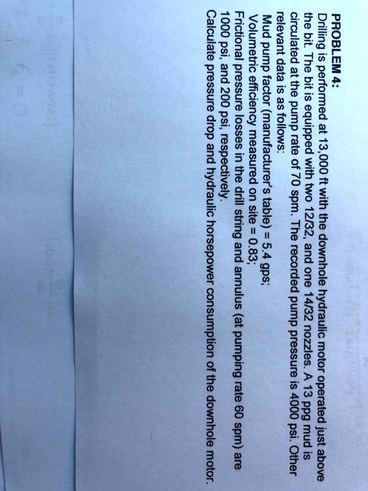 SOLVED 1000 psi,and 200 psi,respectively. Volumetric efficiency