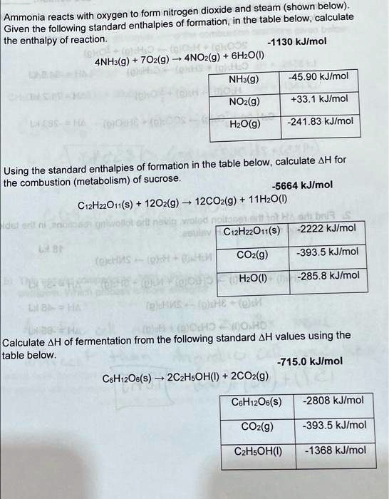 SOLVED Text Nitrogen dioxide and steam (shown below). Ammonia reacts