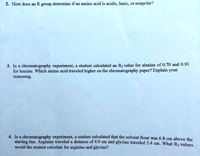SOLVEDHow does an R group determine if an amino acid is acidic, basic