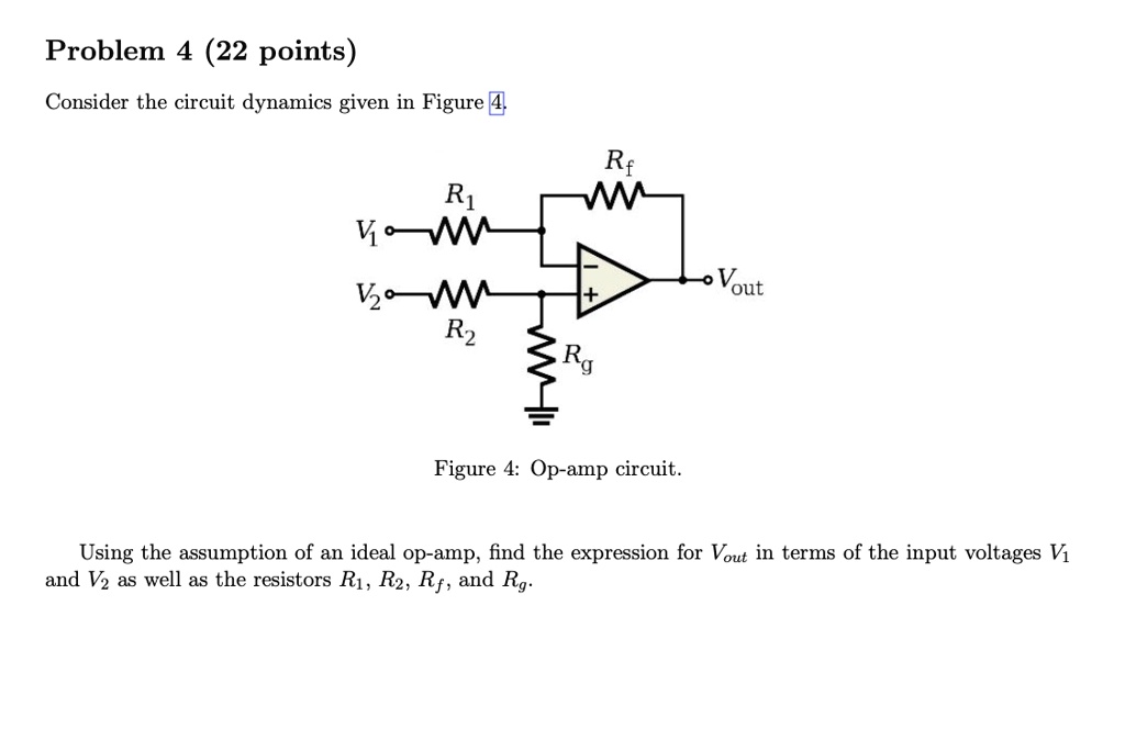 SOLVED: Problem 4 (22 points) Consider the circuit dynamics given in ...