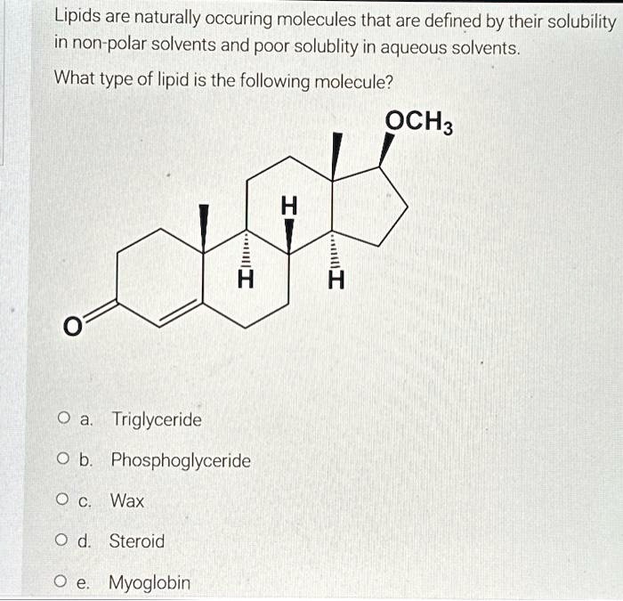 VIDEO solution: Texts: Lipids are naturally occurring molecules that ...