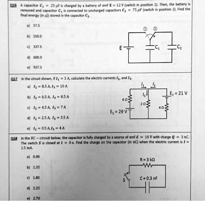 SOLVED: Texts: 1. In the circuit shown, resistor R is connected to an ...